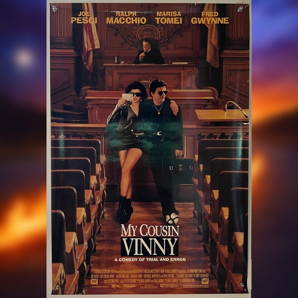 MY COUSIN VINNY (1992) - ORIGINAL SINGLE SIDED VIDEO STORE MOVIE POSTER